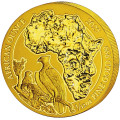 Rwanda 1 oz GOLD LEOPARD 2024 bu Amafranga 100 