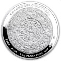 Mexico 1 kilo silver AZTEC CALENDAR 2024 PROOF-LIKE Box+Coa