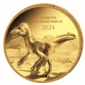 0.50 GR GOLD Prehistoric Life 2 SUCHOMIMUS 2024 bu 20FR BU