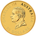 PM 1/4 oz GOLD NUGGET 2024 BU $25 Australia Kangaroo