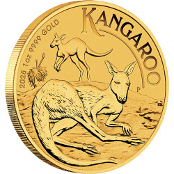 PM 1 oz GOLD NUGGET 2024 BU $100 Australia Kangaroo