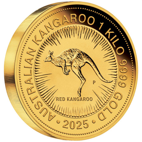 Australian Kangaroo 2025 1 Kilo Gold Bullion Coin