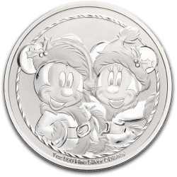 NIUE 1 oz silver Donald Duck CHRISTMAS 2022 $2