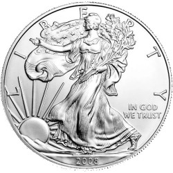 1 oz silver U.S. Silver EAGLE 2019 gilded