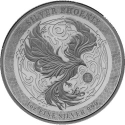 Niue 1 oz silver mythical PHOENIX 2025 proof-like $2 