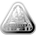 RAM 1 oz silver TRIANGULAR coin BATAVIA 2019 $1