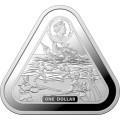 RAM 1 oz silver TRIANGULAR coin BATAVIA 2019 $1