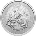 Canada 2 oz silver WOOLLY MAMMOTH 2024 $10 BU