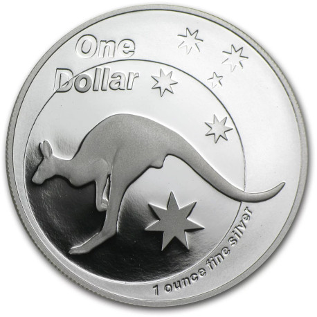 1 oz silver $1 KANGAROO 2005