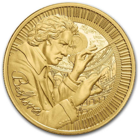 1 oz GOLD ICONS OF INSPIRATION 2024 WILLIAM SHAKESPEARE bu