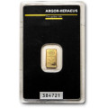 GOLD BAR FINECARD 1 gr gold HEIMERLE & MEULE