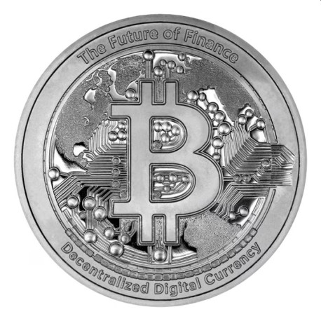 Niue 1 oz silver BITCOIN 2024 $2 bu