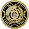 Niue 1 oz silver BITCOIN 2025 $2 bu