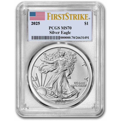 USA 1 oz silver U.S. Silver EAGLE 2025 $1 BU