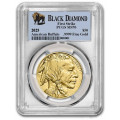 GOLD 1 oz GOLD US BUFFALO 2025 $50 PCGS MS-70 Black Diamond