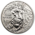 1 oz silver CZECH LION 2023 $2 BU