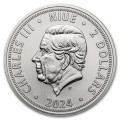 1 oz silver CZECH LION 2023 $2 BU