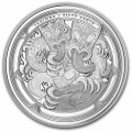 New Zealand 1 oz silver DWELLING TANIWHA : CAVE 2024 bu $0.50 