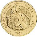 U.K. 1/4 oz gold TUDOR BEASTS The TUDOR PANTHER 2025 BU £25