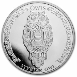 1 oz silver SCREECH OWL 2024 bu cfa5000