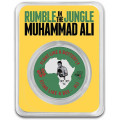 1 oz silver MUHAMMAD ALI RUMBLE IN THE JUNGLE 2023 bu $2