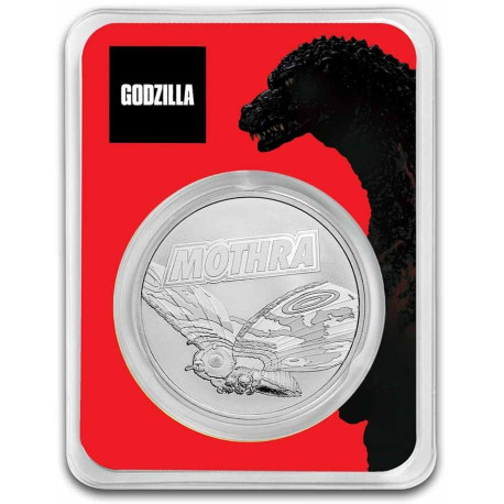 1 oz silver MOTHRA 2023 $2 BU