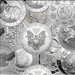 MONNAIES 1 oz argent 0.999 ALEATOIRES bu - notre choix