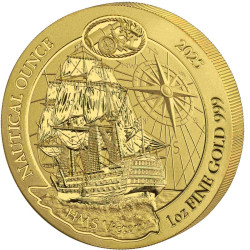 1 oz gold RWANDA NAUTICAL 2025 HMS VICTORY 100 AMAFRANGA