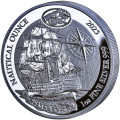 1 oz SILVER RWANDA NAUTICAL VICTORIA 2019 PP + COA