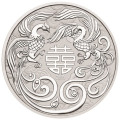 PM 1 oz silver FOUR GUARDIANS 2024 $1 bu CHINESE MYTHS & LEGENDS