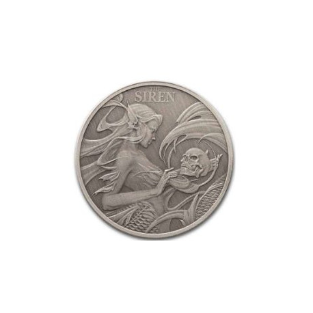 Niue 1 oz silver mythical SIREN 2025 proof-like $2 