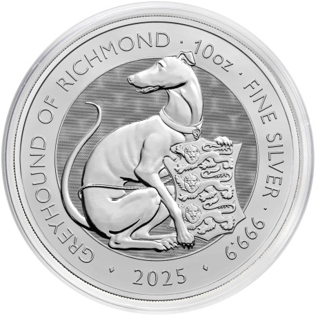 UK 10 oz silver Tudor Beasts TUDOR PANTHER 2025 BU £10