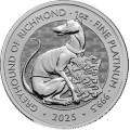 1 oz PLATINUM Tudor Beast The QUEEN'S PANTHER 2025 $100 BU