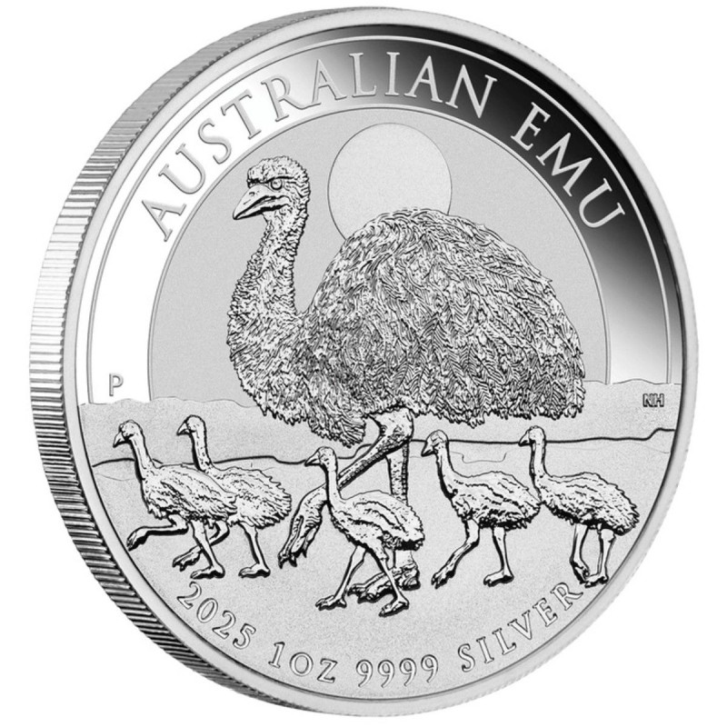 EMU☆ 2024 10 oz Australian Emu Silver Coin | Next Generation (BU