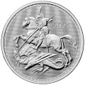 UK 1 oz silver ST GEORGE & The DRAGON 2024 £2 bu