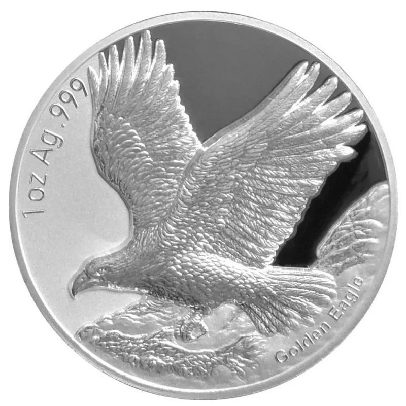Samoa 1 oz silver GOLDEN EAGLE 2025 $2 bu - GOLDSILVER.BE