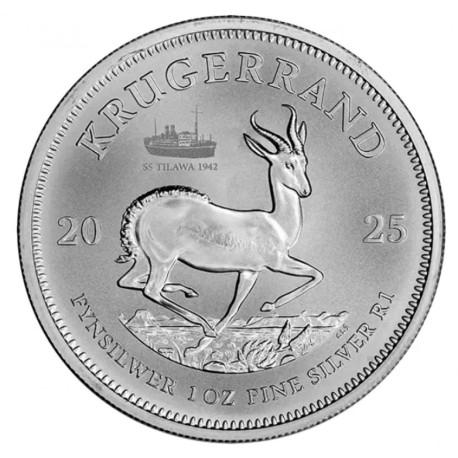 1 oz silver KRUGERRAND 2025 BU 1 Rand South Africa