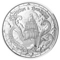 1 oz silver RUM RUN PIRATE ANTIGUA & BARBUDA 2023 EC8 $1 Proof-Like