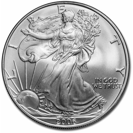 1 oz silver U.S. Silver EAGLE 2006 $1 bu