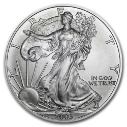 1 oz silver U.S. Silver EAGLE 2003 $1 bu