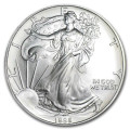 1 oz U.S. silver Eagle 1995$1 bu