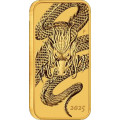 Perth Mint 1 oz RECTANGLE DRAGON $100 BAR 2024 GOLD