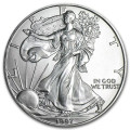 1 oz silver Eagle 2000 Proof box + coa