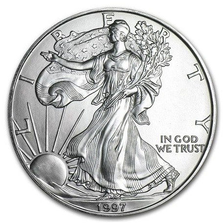 1 oz silver Eagle 2000 Proof box + coa