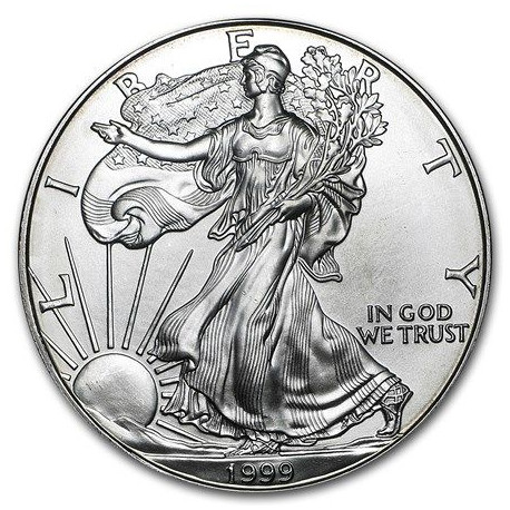 USA 1 oz silver U.S. Silver EAGLE 2022 $1 COLOURED BU