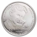 1 oz silver NIKOLA TESLA 2024 HYDROELECTRIC POWER 100 Dinar bu 