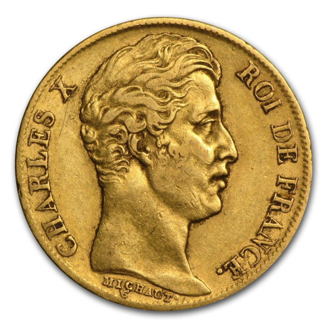 GOLD 20 francs or CHARLES X