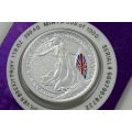 1 oz silver BRITANNIA 2016 BREXIT Colored Commemorative