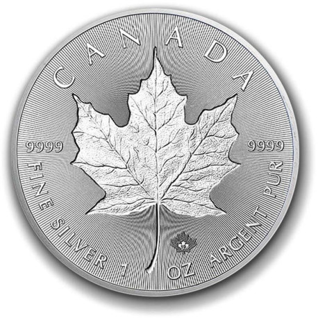 1 oz silver Incuse Maple Leaf 2019 Canada