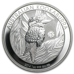 1 oz silver $1 KOOKABURRA 2014 Privy HORSE